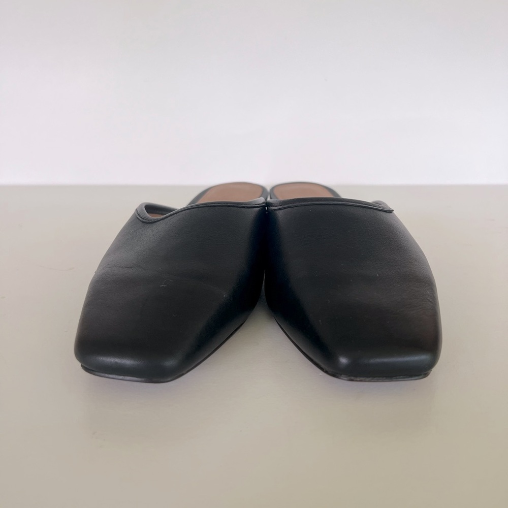 Madewell Black Leather Mules - Picture 8 of 14